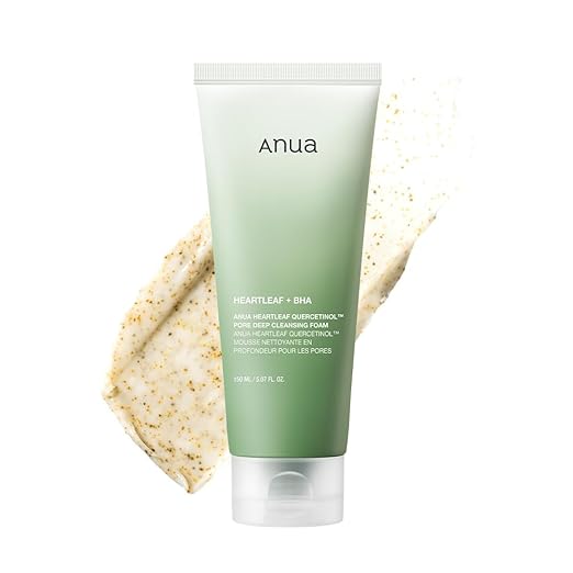 ANUA Heartleaf Quercetinol Pore Deep Cleansing Foam, Facial Cleanser, for Double Cleansing